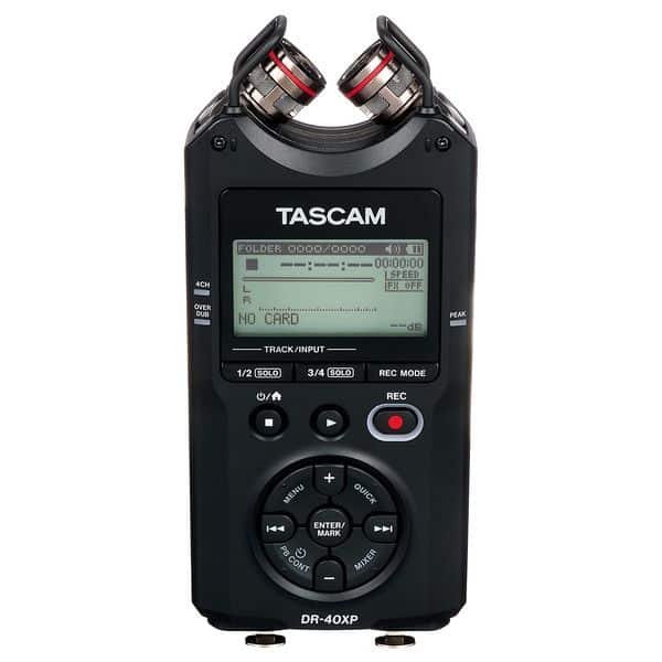 Tascam DR-40XP, vue 2