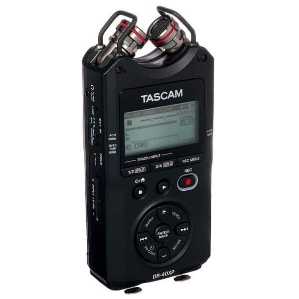 Tascam DR-40XP, vue 3