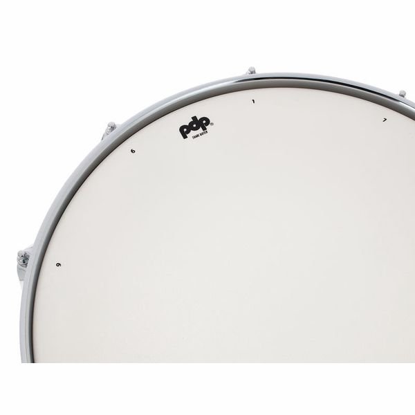 Peau de frappe PDP blanche sablee de la Concept Select Bronze