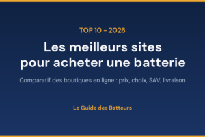 Visuel de couverture du classement 2026 des meilleurs sites pour acheter une batterie en ligne