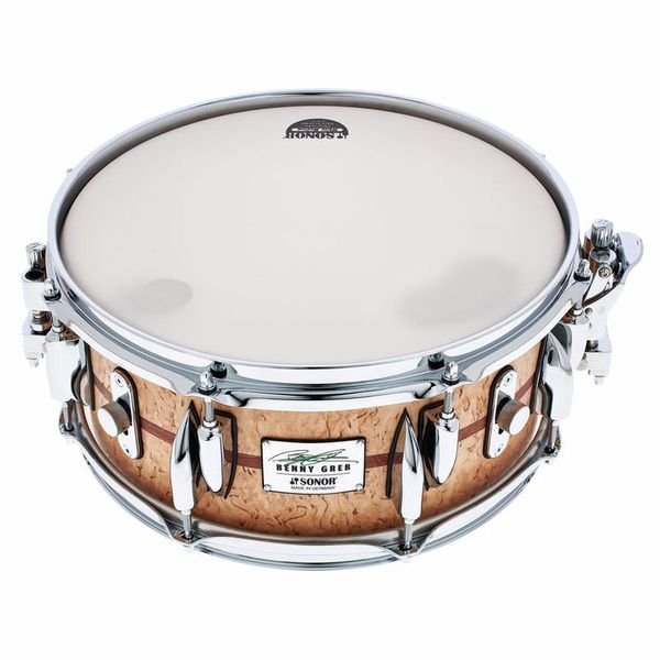 Caisse claire Sonor Benny Greb 2.0 en hetre, placage bouleau madre et bande bubinga