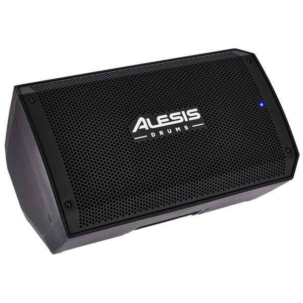 Alesis Strike Amp 8 MK2 vu de trois quarts en position wedge