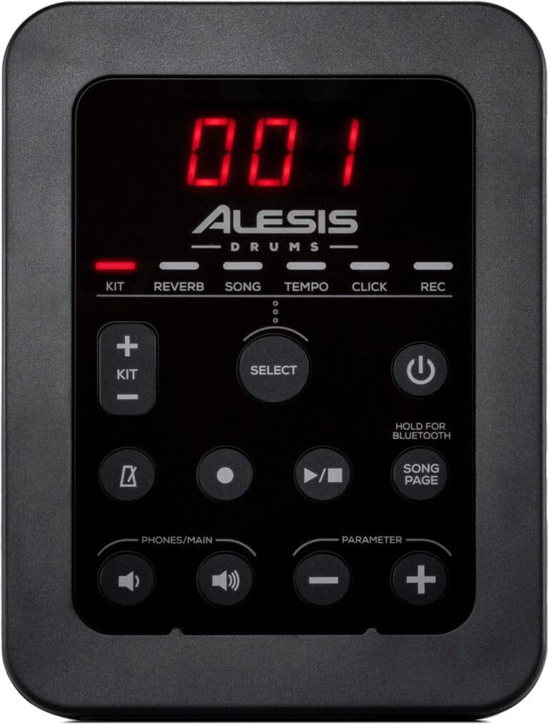 Façade du module Alesis Turbo Pro : kit, métronome, enregistrement et Bluetooth