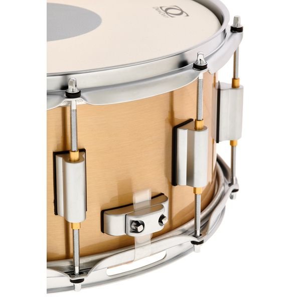 Badge DrumCraft sur le fut bronze