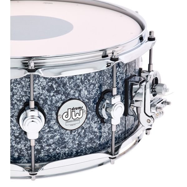 DW Design Snare 14x6 Blue Granite, vue 11