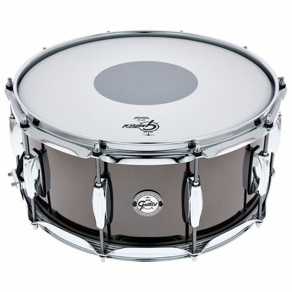 Gretsch Black Nickel over Steel 14x6,5, fut acier nickele noir