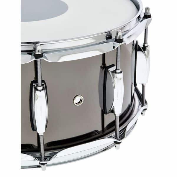 Vue de dessus de la Gretsch Black Nickel over Steel