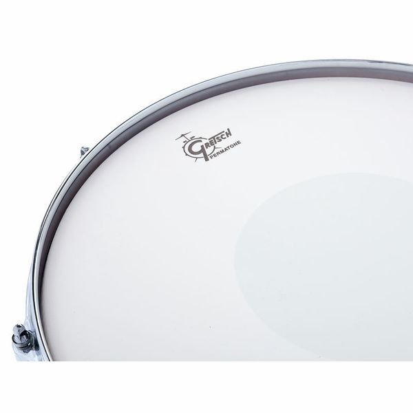 Vue de trois quarts de la Gretsch USA Bronze 14x5