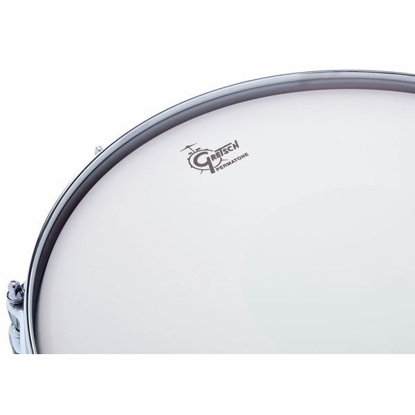 Badge Gretsch USA sur le fut bronze