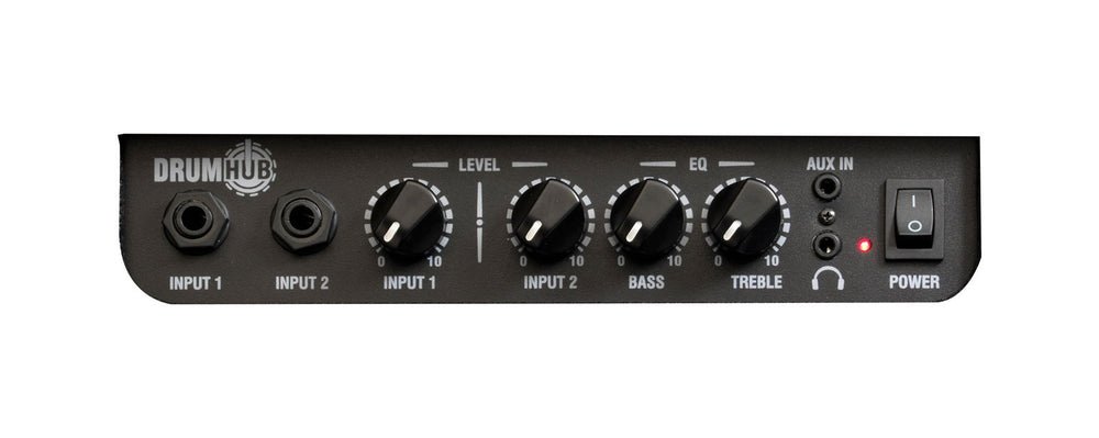 Laney Drumhub DH-40 vu de trois quarts en position wedge à 40°