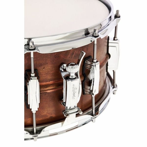 Vue de dessus de la Ludwig Raw Copper Phonic