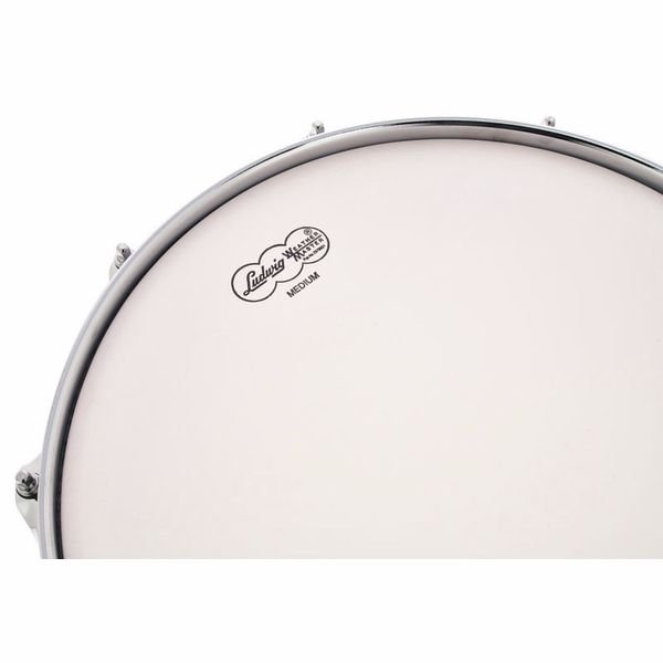 Vue de trois quarts de la Ludwig Raw Copper Phonic
