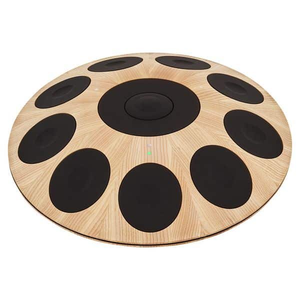Neotone One : handpan numérique en frêne, 9 champs de tons