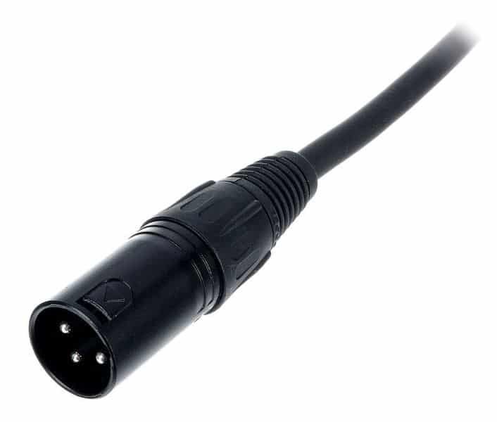 Fiche XLR mâle à trois broches de la version XLR de l'On Trigger