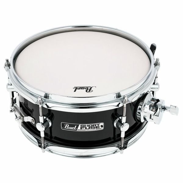 Pearl Short Fuse 10x4,5 pouces finition Jet Black avec son attache pour pied de cymbale