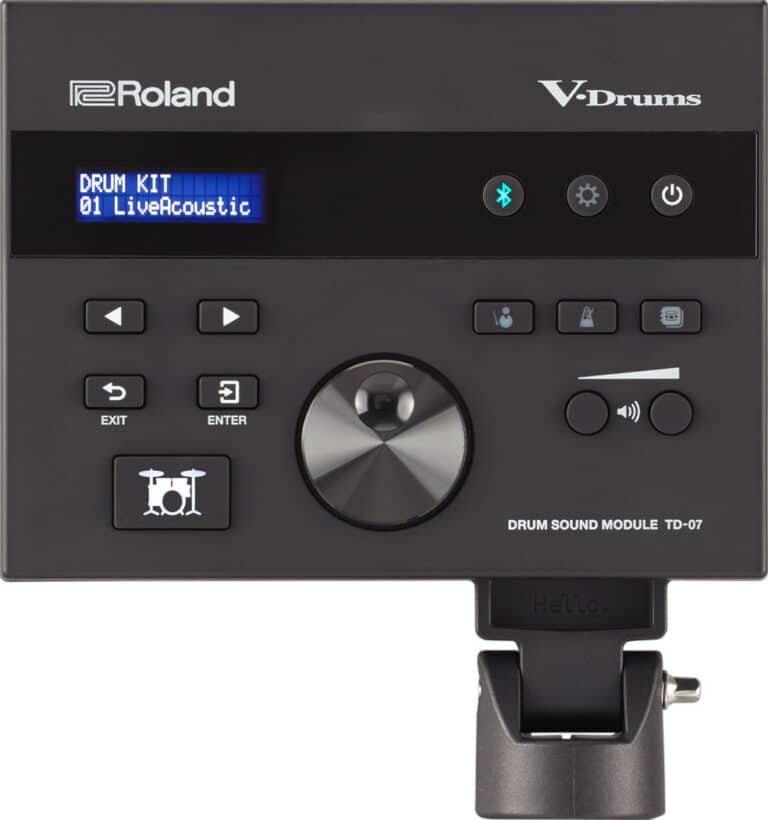 Roland TD-07KV2 : module TD-07 vu de dessus (photo Roland)