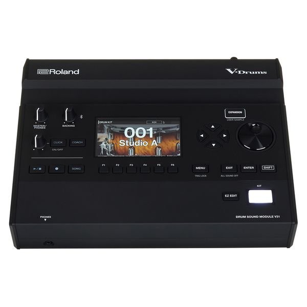 Roland V31 vu de face, panneau de commandes