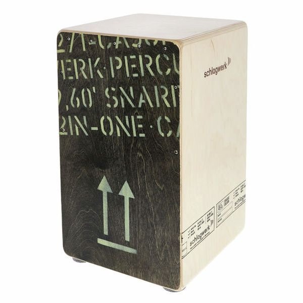 Schlagwerk CP404BLK Black Edition : cajon 2inOne à table noire