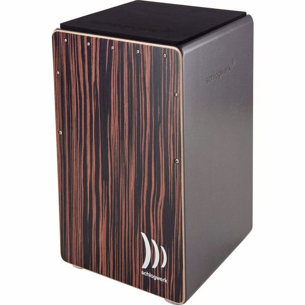 Schlagwerk CP432 2inOne Deluxe Makassar : cajon à table en ébène