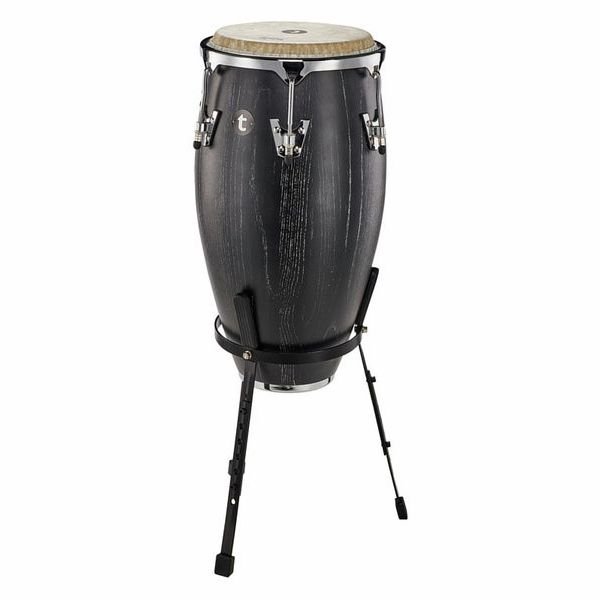 Thomann Latin Expert 11,75" : conga en acajou avec peau Remo et stand