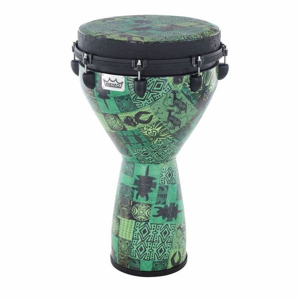Remo DJ-0014-32 Designer Series Green Kinte Kloth